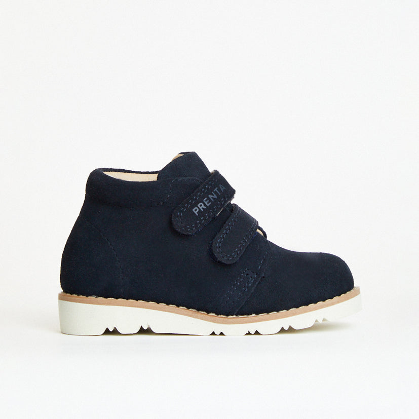 Orion Navy Suede Kids Boot