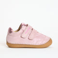 Rocket Pink Sparkle Suede First Walker Trainer