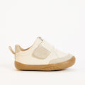 Elm White Leather Barefoot First Walker Trainer