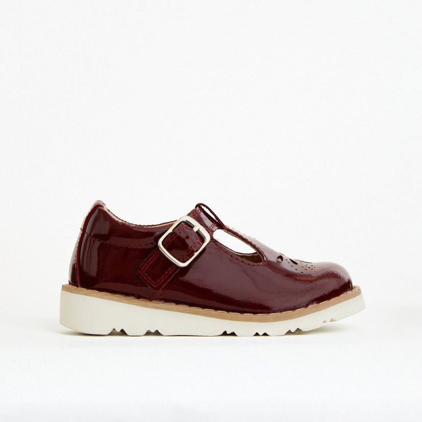 Luna Red Patent Girls Kids Shoe