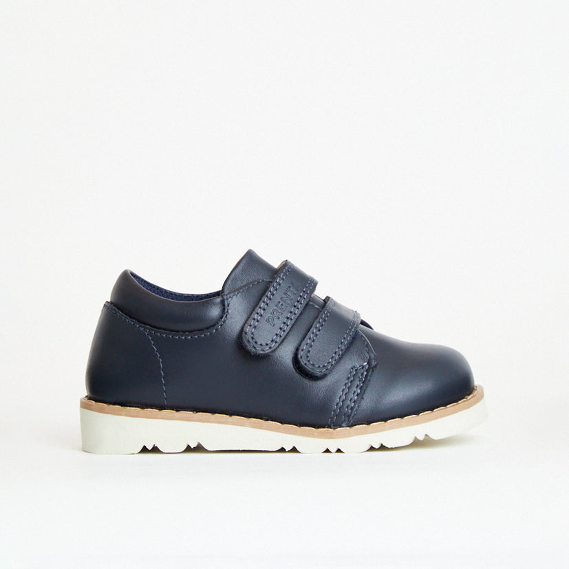 Comet Navy Leather Boys Kids Shoe