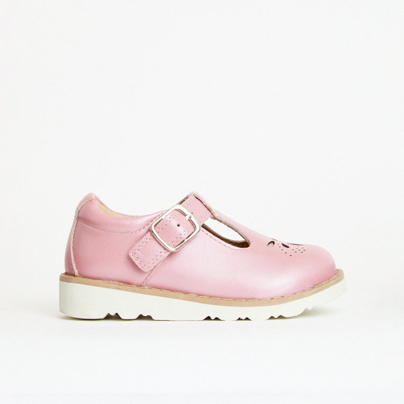 Luna Pink Metallic Girls Kids Shoe