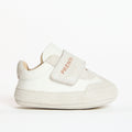 Nova White Leather Soft Sole Trainer
