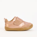 Elm Rose Gold Leather Barefoot First Walker Trainer