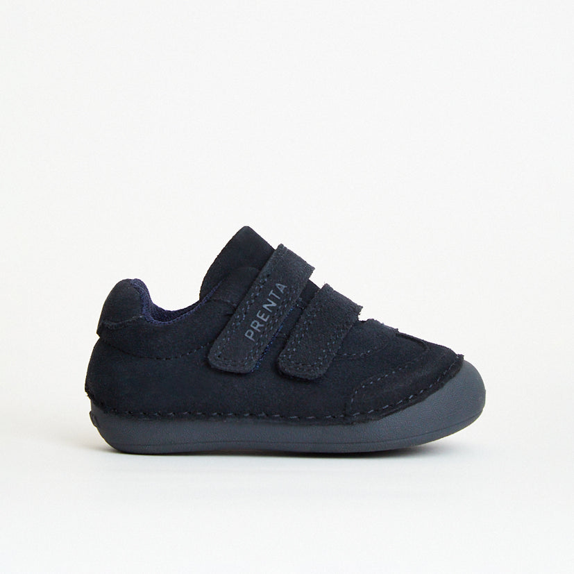 Rocket Navy Suede First Walker Trainer