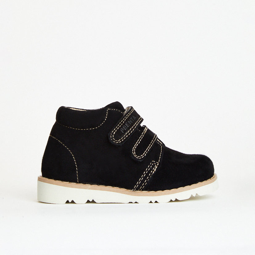 Orion+ Black Premium Suede Kids Boot