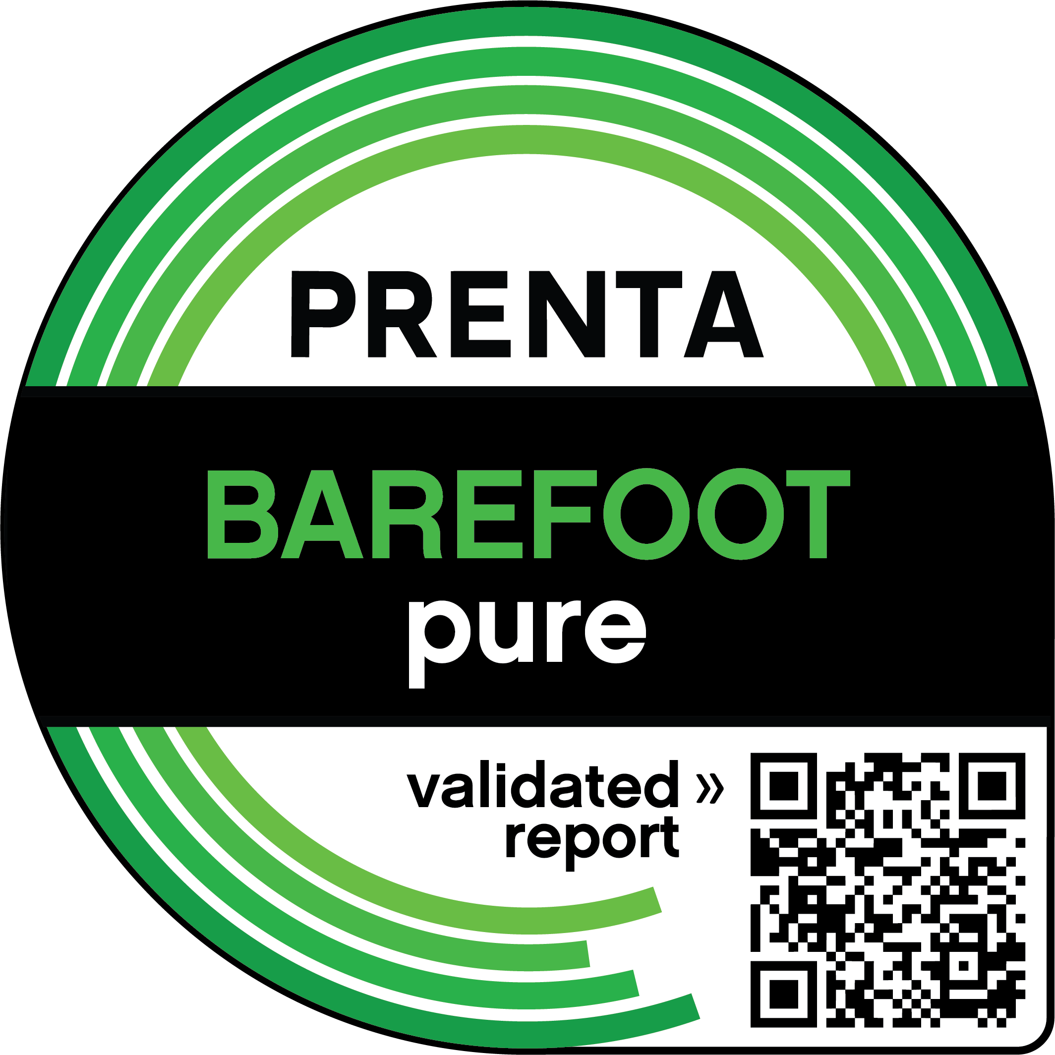 Barefoot authenticity mark