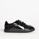 Dusk Bloom Black Patent Pre-School Barefoot School Shoe
