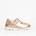Zapato infantil Luna Rose Gold Metallic para niñas