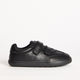 Ash Black Leather Kids Barefoot School Shoe