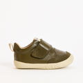 Elm Khaki Leather Barefoot First Walker Trainer