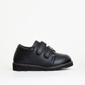 Zapato de cuero negro Comet para niños