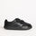 Ember Black Leather Pre-School Barefoot School Shoe